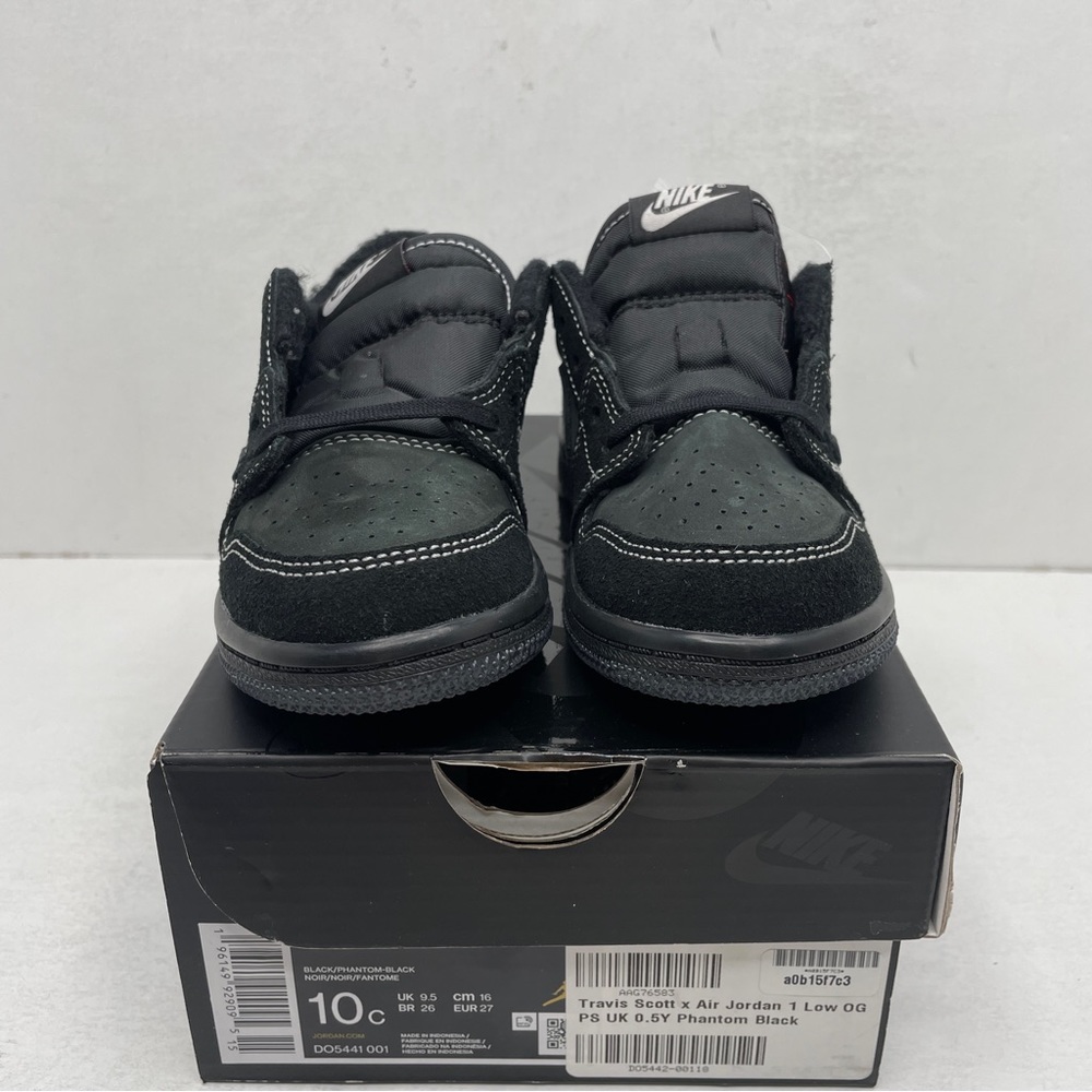 Nike Air Jordan 1 Retro Low TD SP Travis Scott “Black Phantom” 2023 - Picture 2 of 4